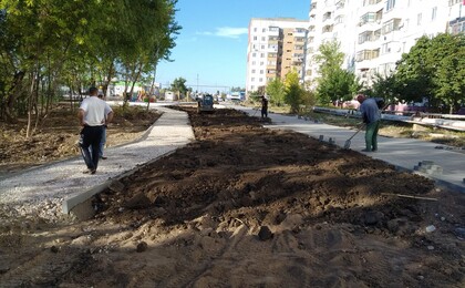 Благоустройство сквера в Саратове
